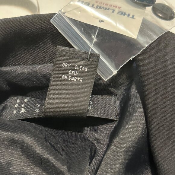 The Limited Stretch Blazer Womens M Black Lined Professional Classic Career Y2K - Picture 7 of 7